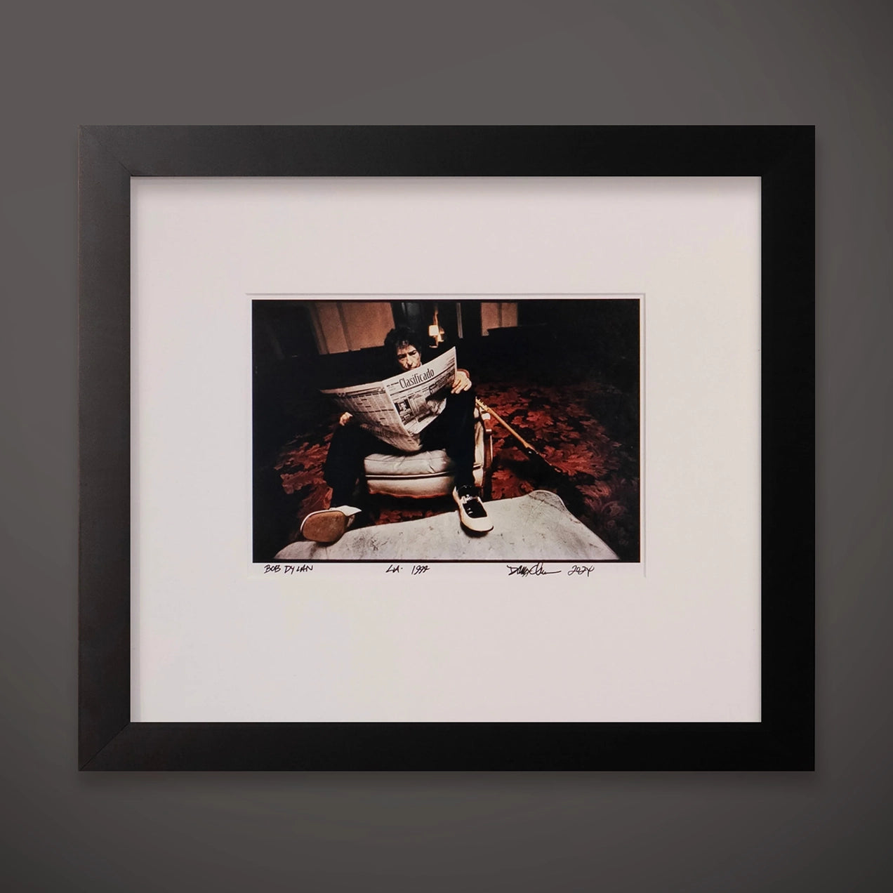 Bob Dylan (Los Angeles, 1999) Framed 8x10