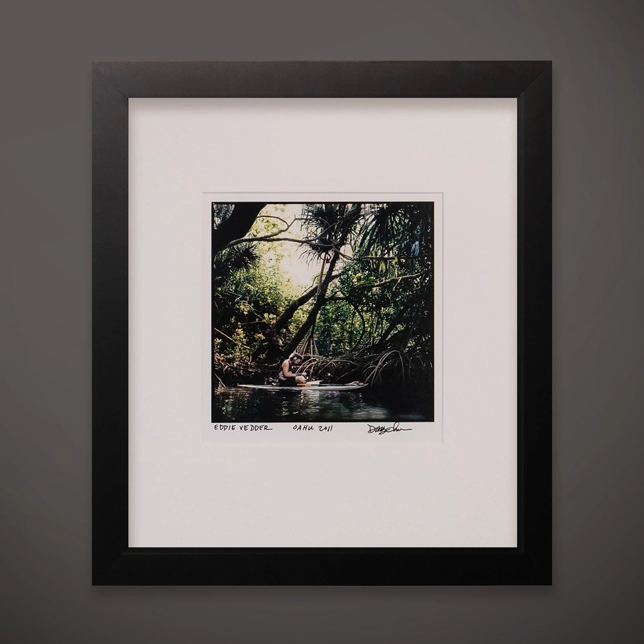 Eddie Vedder (Oahu, 2011) Framed 8x10