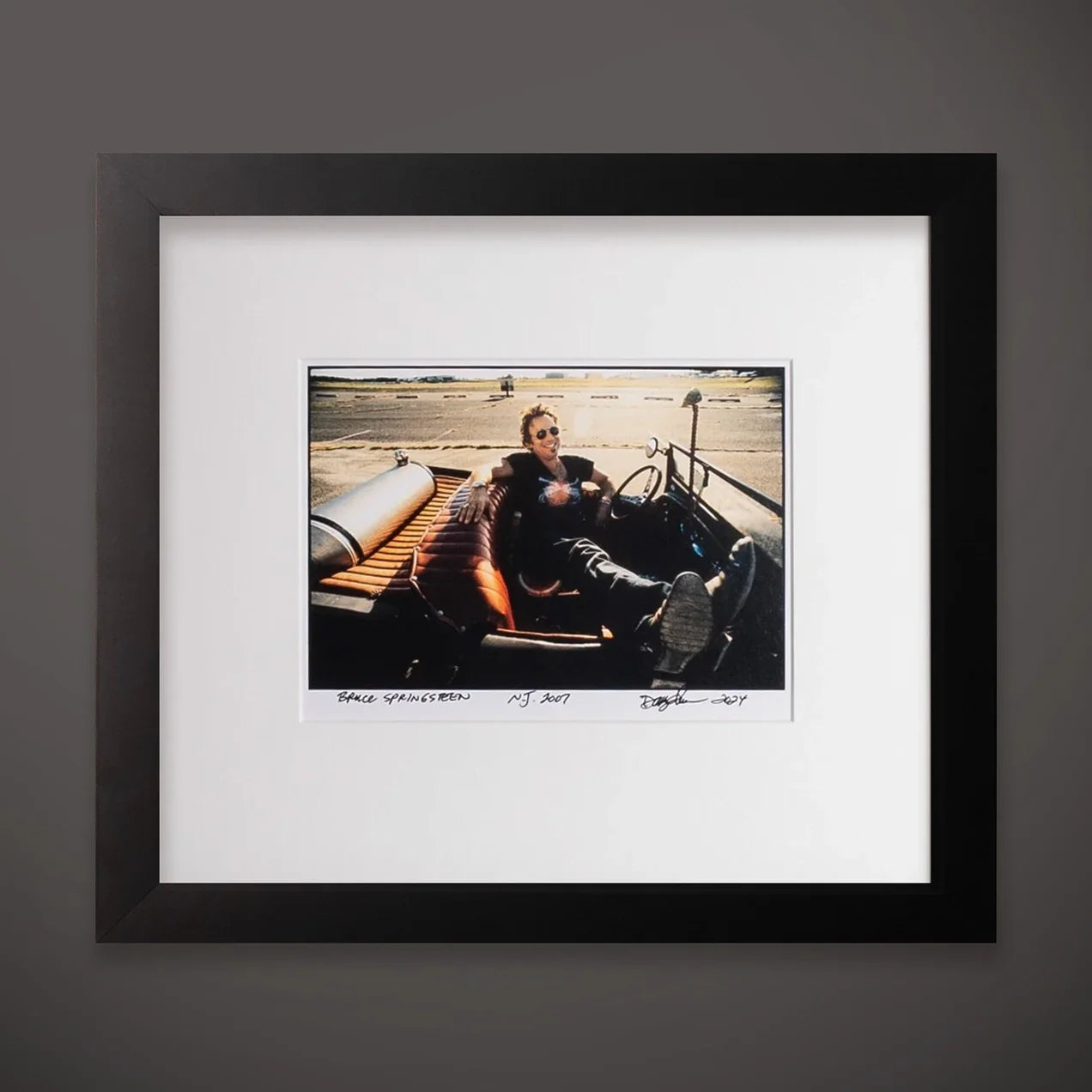 Bruce Springsteen (New Jersey, 2007) Framed 8x10